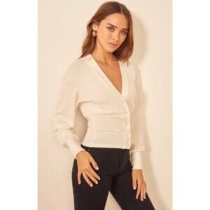 Reformation Vitalia Top - S Ivory